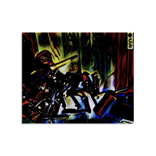 “Over the Rack”Frame Canvas Print’10x8 inch