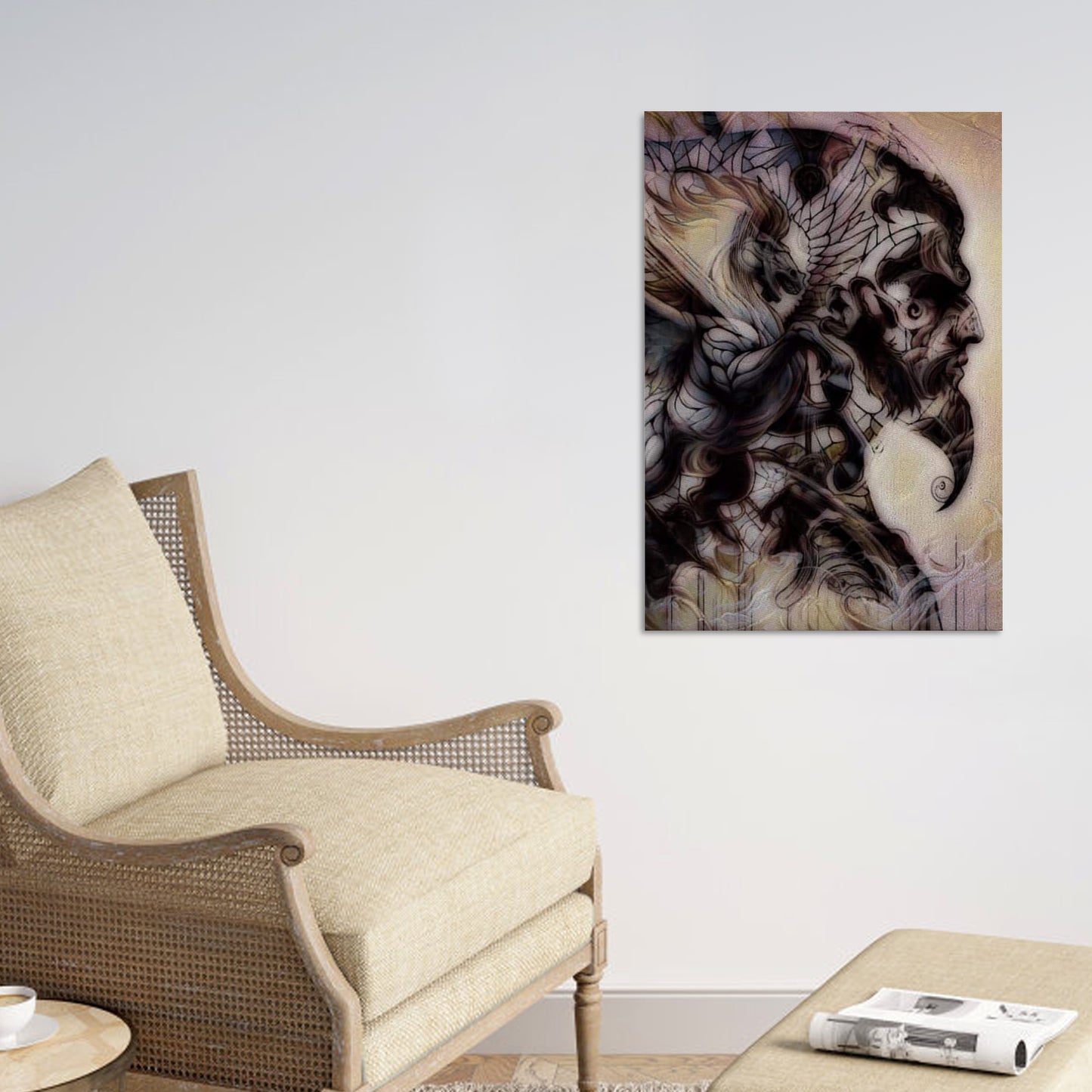 Ethereal Shadows 11"x14" Canvas Print – HighDezign Exclusive