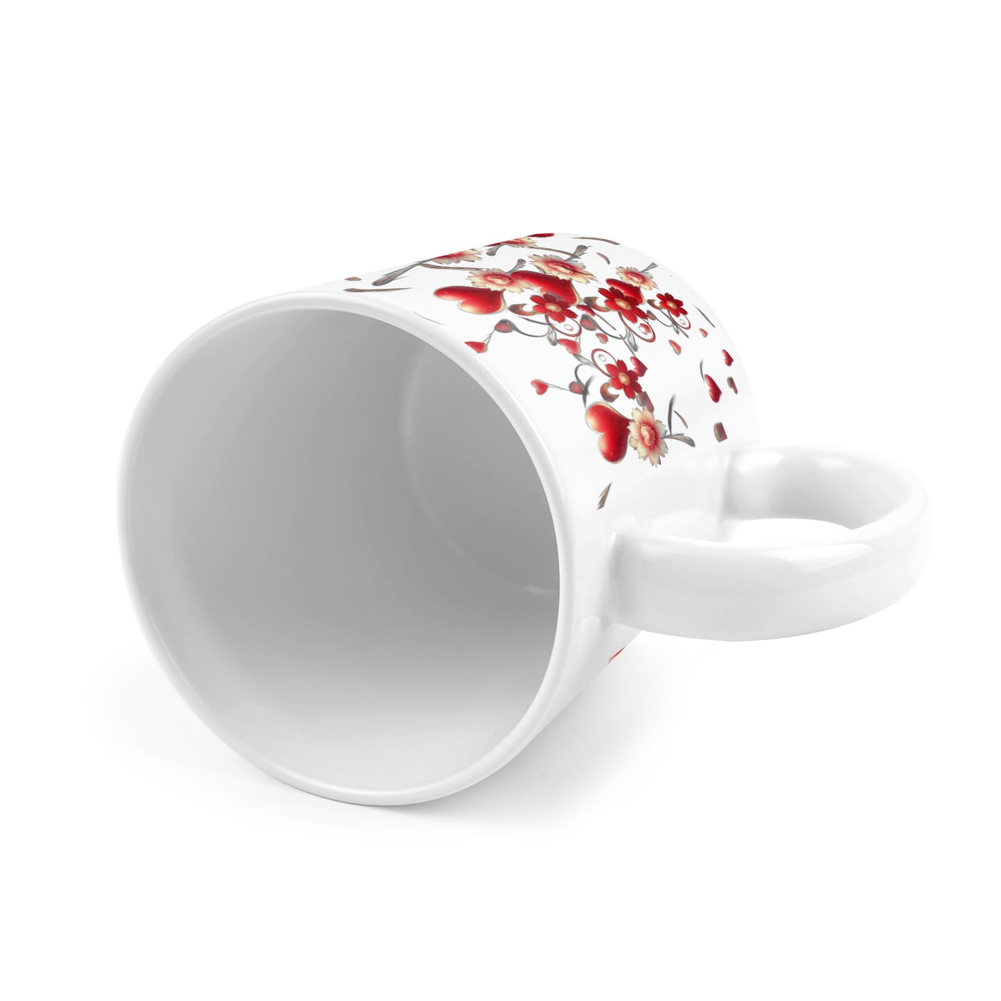Heart & Floral Charm Mug
(11 OZ)