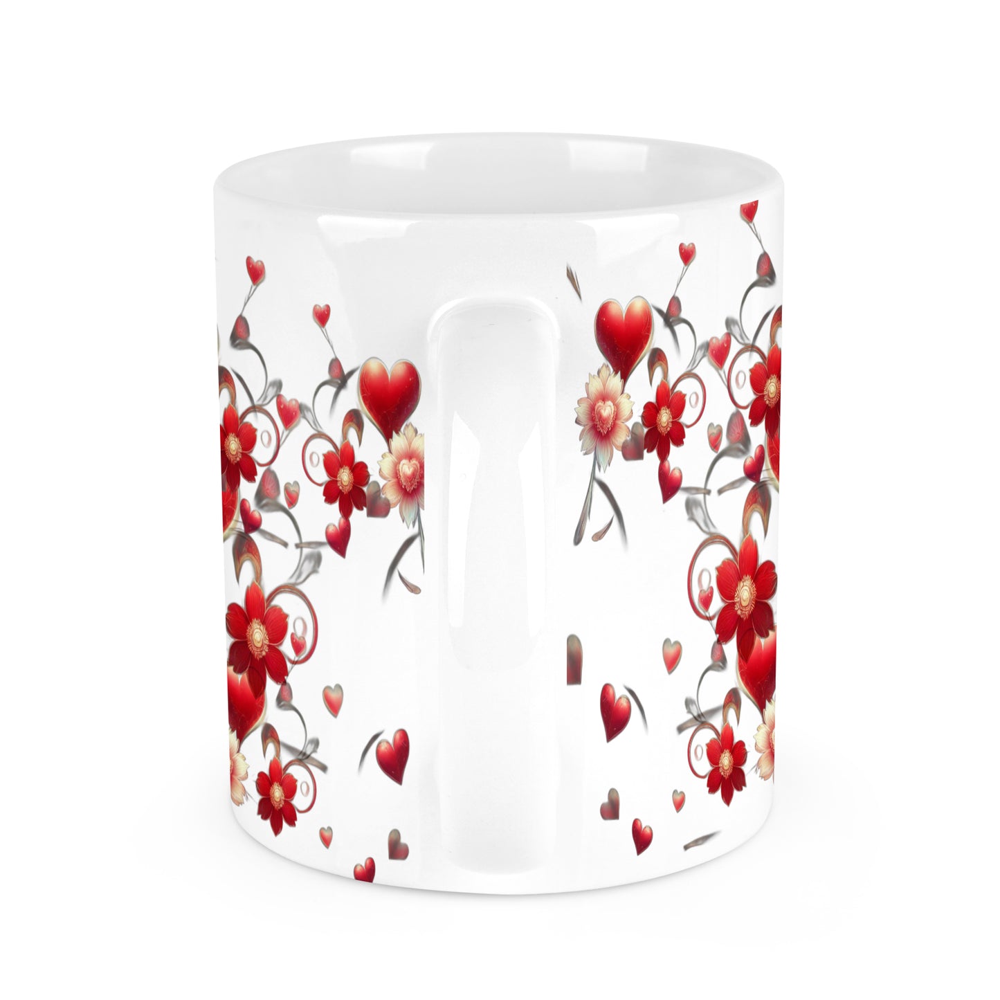 Heart & Floral Charm Mug
(11 OZ)