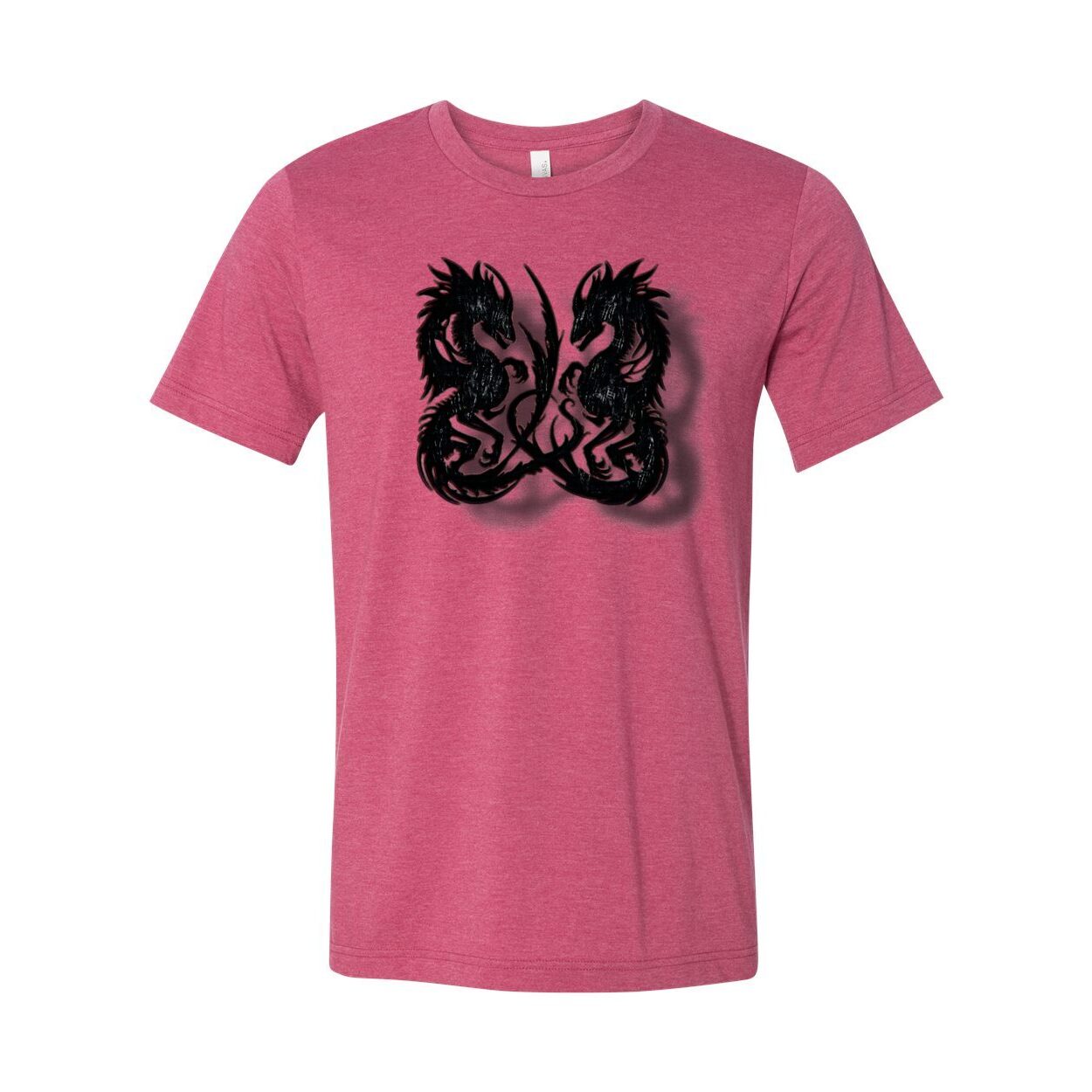 Twin Dragon Unisex Tee – Bold Graphic Short Sleeve Shirt
