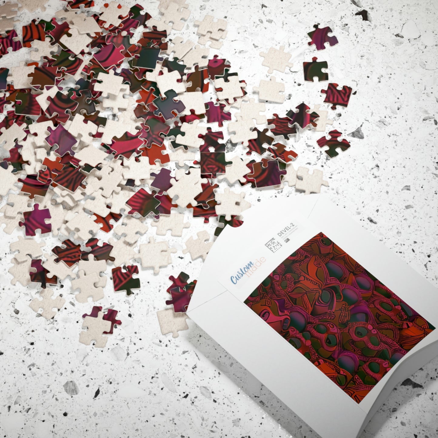Aber Dazz Puzzle – Vibrant Artistic Jigsaw Challenge (110–1014 Pieces)