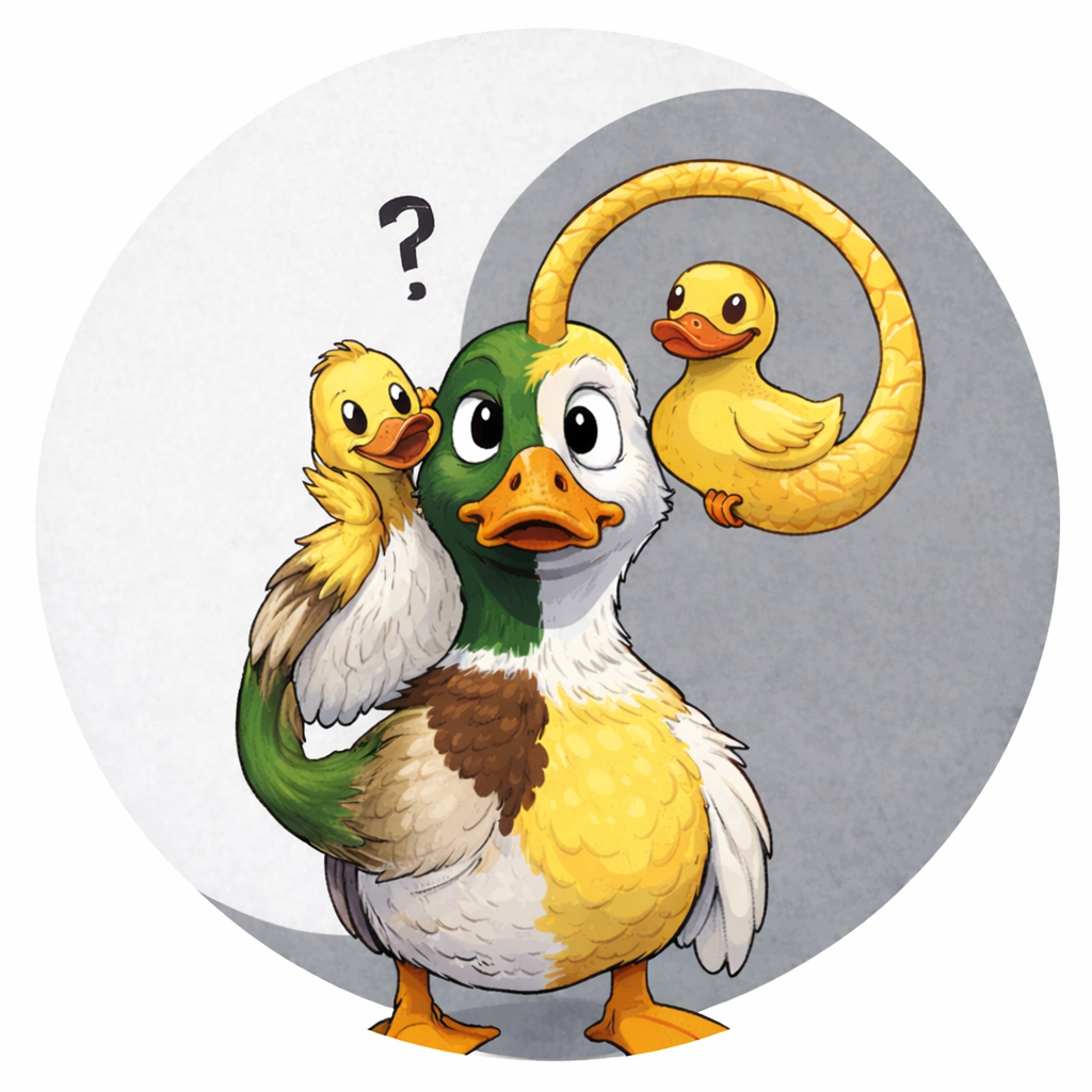 When Even a Duck Doesn’t Know What It Is