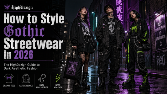 How to Style Gothic Streetwear in 2026: The HighDezign Guide to Dark Aesthetic Fashion