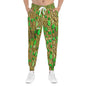 **"Green Mosaic Unisex Joggers"**