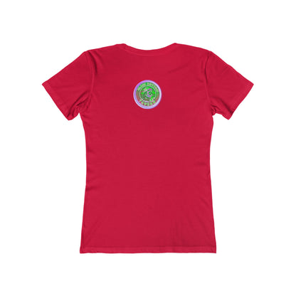 Boyfriend Tee — Vintage Glass Bottom Tavern Bar Logo T‑Shirt for Women