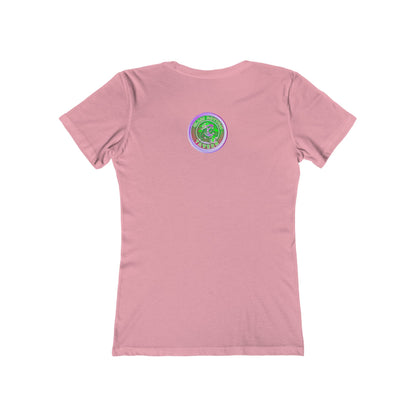 Boyfriend Tee — Vintage Glass Bottom Tavern Bar Logo T‑Shirt for Women