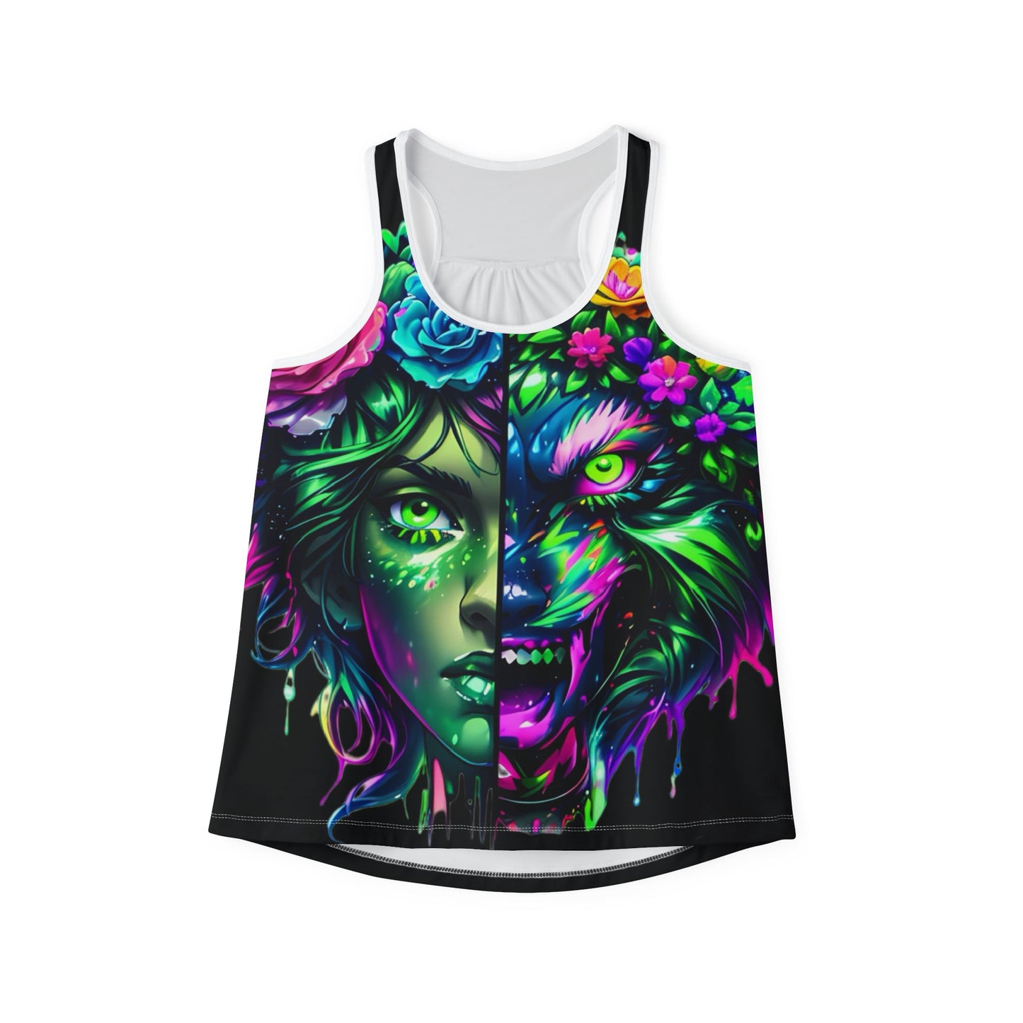 Inner Wild Mother Nature : Women's Racerback Tank Top (AOP)