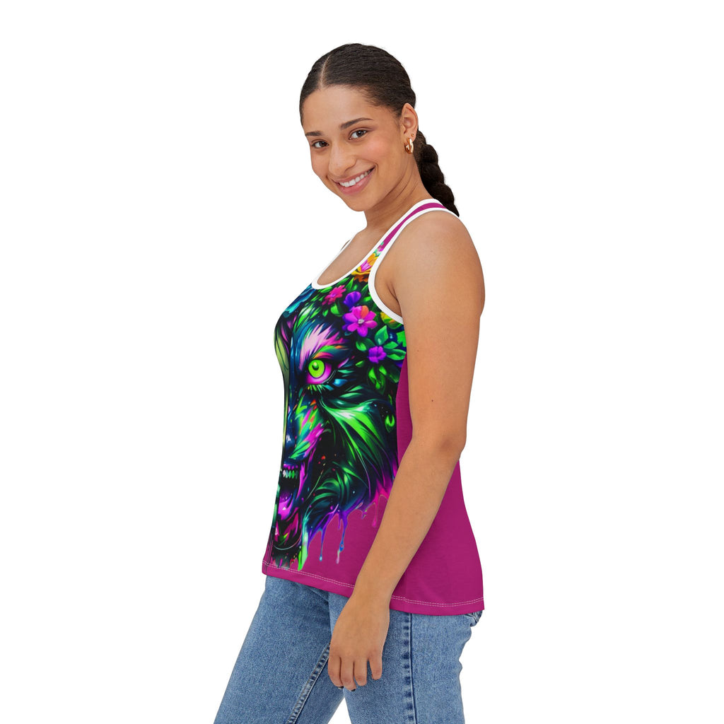 Inner Wild Mother Nature : Women's Racerback Tank Top (AOP)