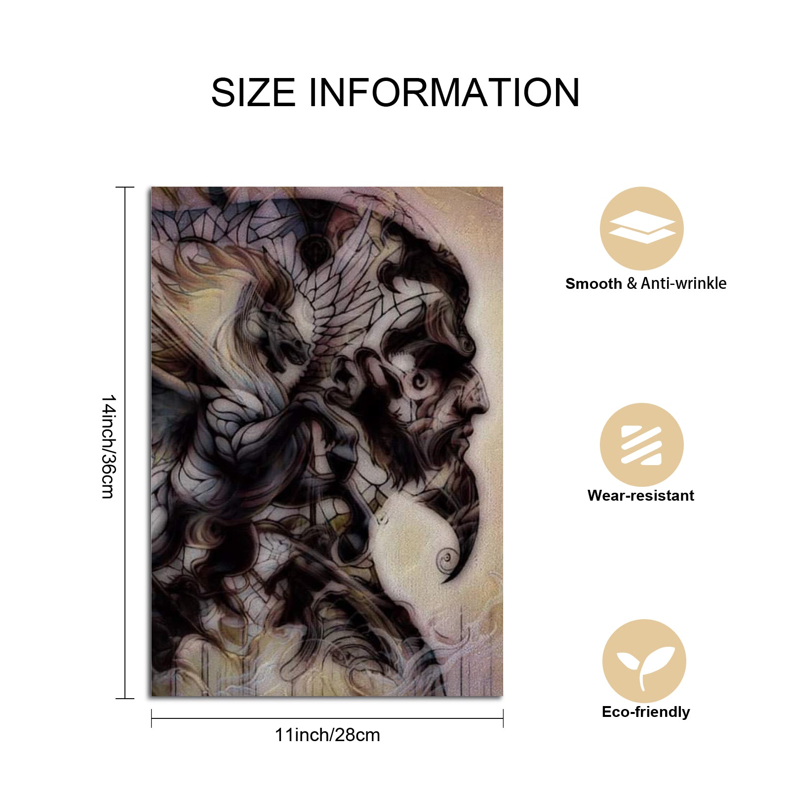 Ethereal Shadows 11"x14" Canvas Print – HighDezign Exclusive