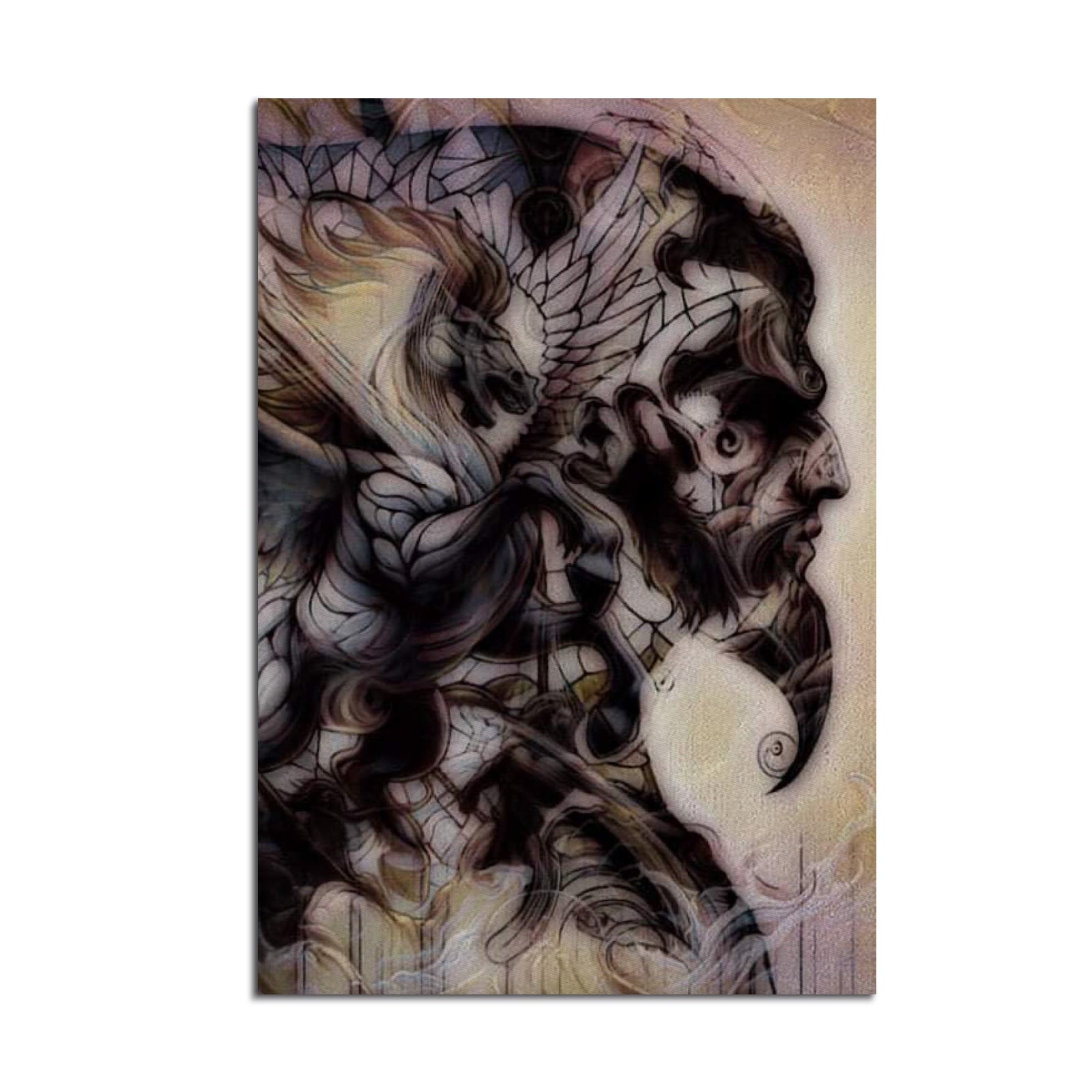 Ethereal Shadows 11"x14" Canvas Print – HighDezign Exclusive