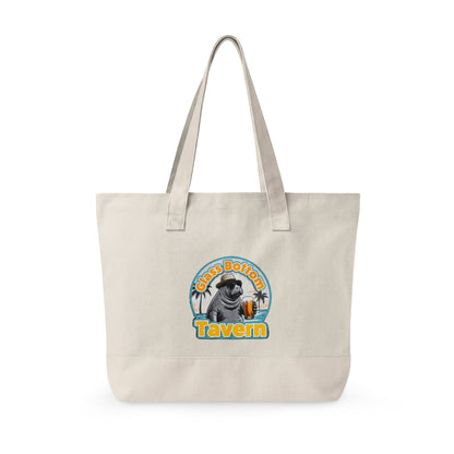 Tote Bag - 'Glass Bottom Tavern' Seal Beach Beachy Canvas Tote