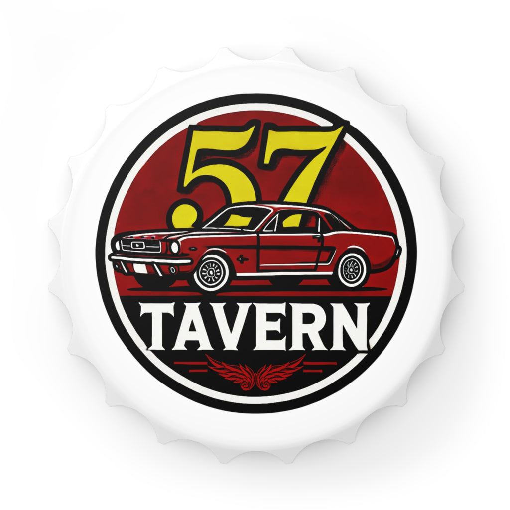 Red Muscle Car Magnetic Opener – 57 Tavern Design