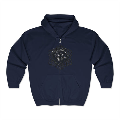 MotherNature & Her Wild Side Unisex Heavy Blend™ Full Zip Hooded Sweatshirt