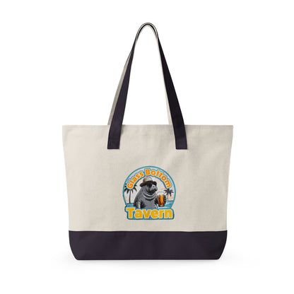 Tote Bag - 'Glass Bottom Tavern' Seal Beach Beachy Canvas Tote