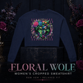 Floral MotherNatiure Women's Cropped Sweatshirt