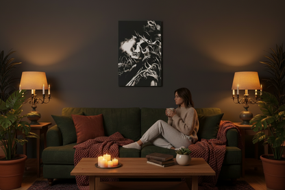 Inferno of Shadows 12 x 18 Wall Decal – Gothic Dark Fantasy Wall Art