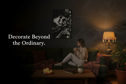 Inferno of Shadows 12 x 18 Wall Decal – Gothic Dark Fantasy Wall Art