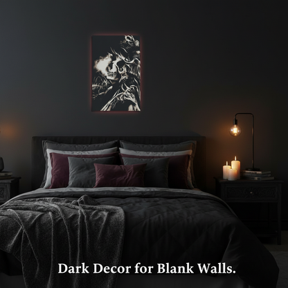 Inferno of Shadows 12 x 18 Wall Decal – Gothic Dark Fantasy Wall Art
