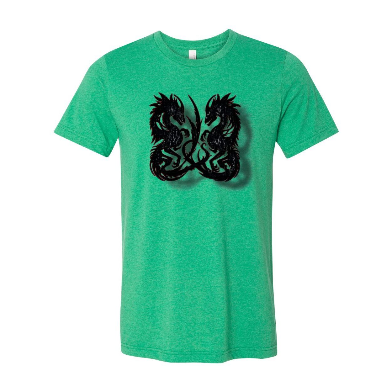 Twin Dragon Unisex Tee – Bold Graphic Short Sleeve Shirt