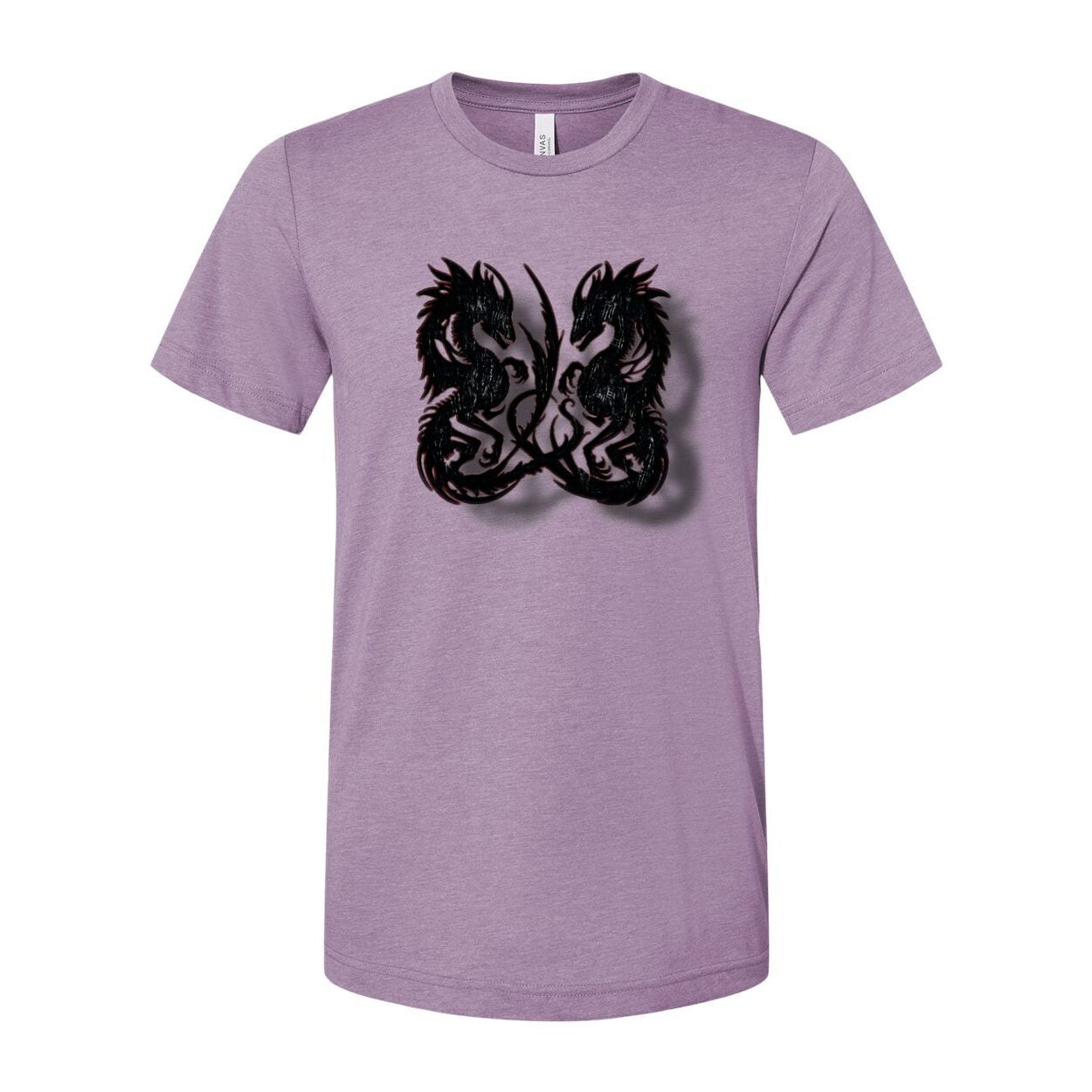 Twin Dragon Unisex Tee – Bold Graphic Short Sleeve Shirt