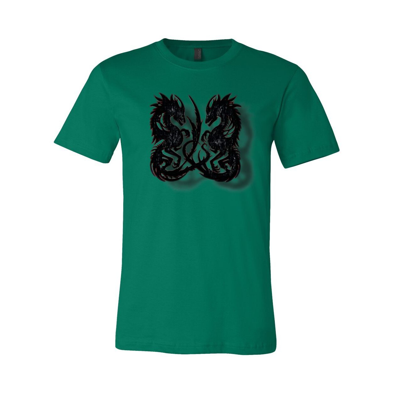 Twin Dragon Unisex Tee – Bold Graphic Short Sleeve Shirt