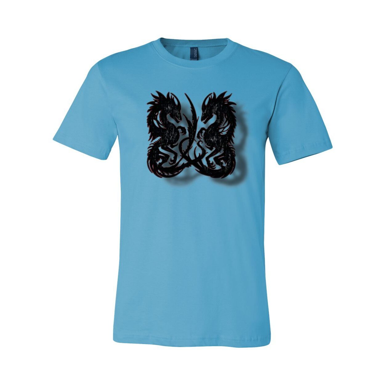 Twin Dragon Unisex Tee – Bold Graphic Short Sleeve Shirt