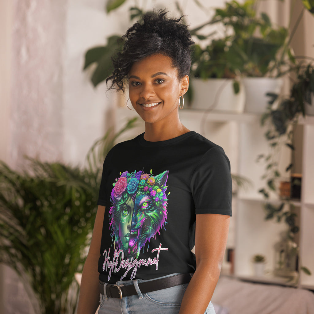 Mother Nature in the Wild Side – Unisex Short-Sleeve Graphic T-Shirt