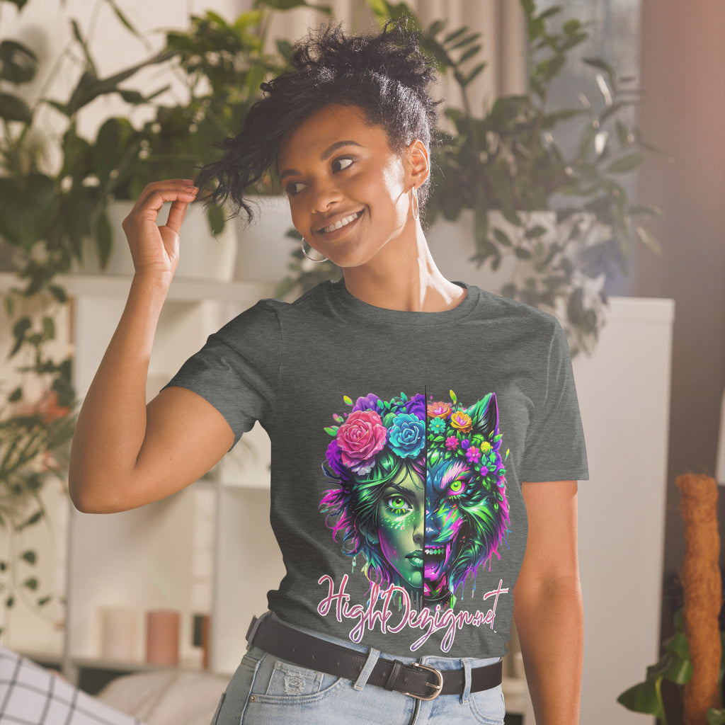 Mother Nature in the Wild Side – Unisex Short-Sleeve Graphic T-Shirt