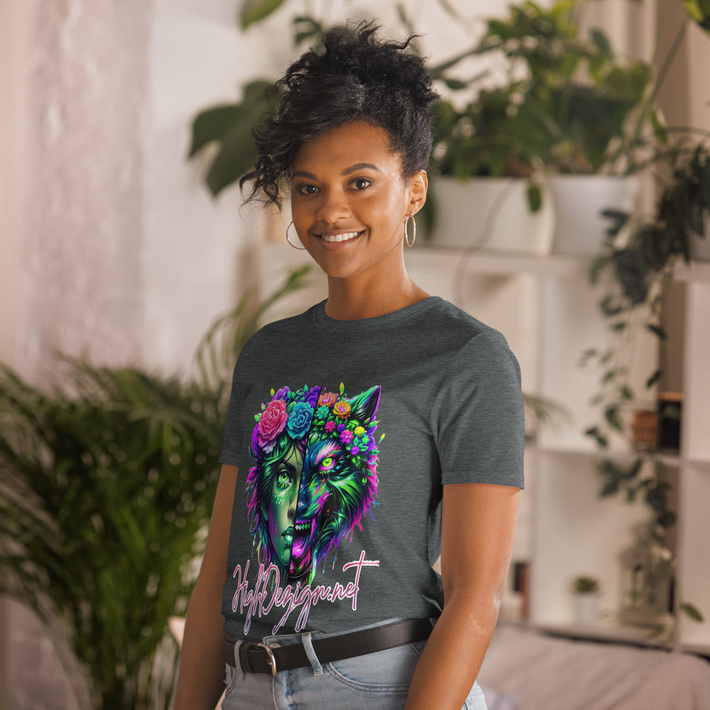 Mother Nature in the Wild Side – Unisex Short-Sleeve Graphic T-Shirt