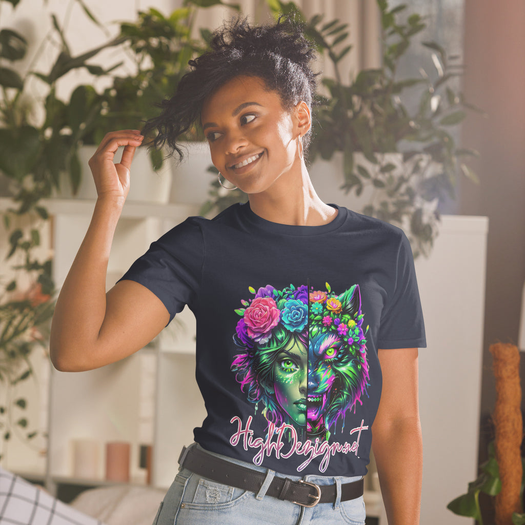 Mother Nature in the Wild Side – Unisex Short-Sleeve Graphic T-Shirt
