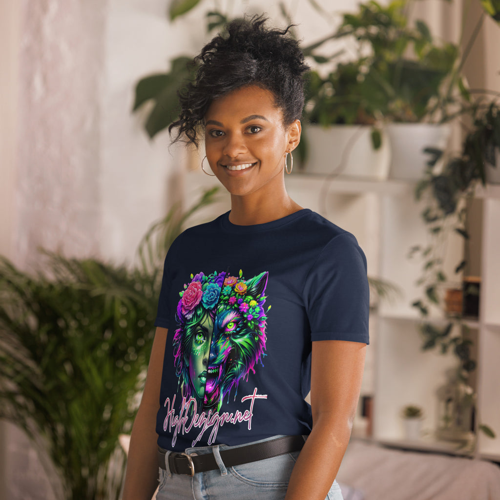 Mother Nature in the Wild Side – Unisex Short-Sleeve Graphic T-Shirt