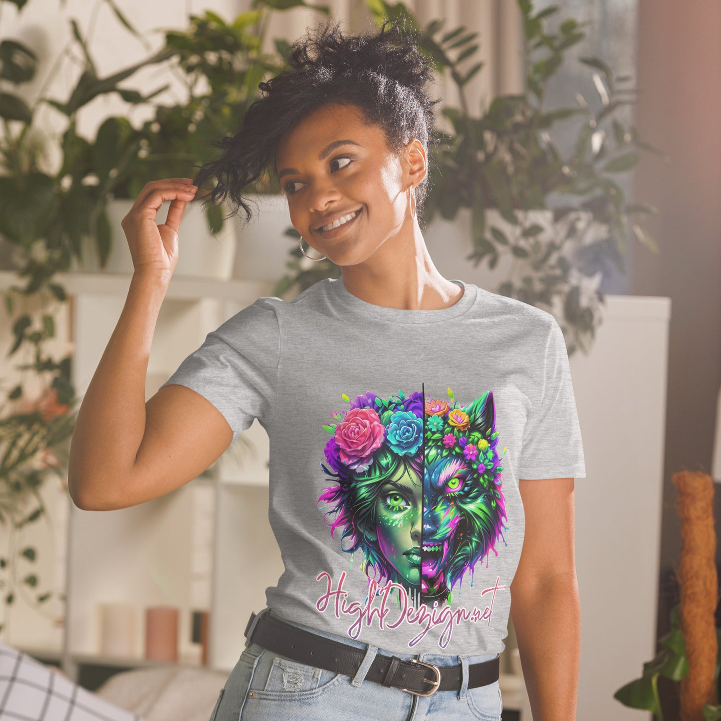 Mother nature in the wild side: Short-Sleeve Unisex T-Shirt