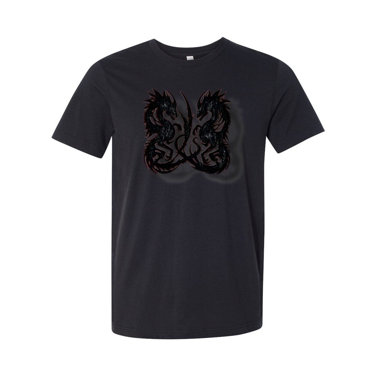 Twin Dragon Unisex Tee – Bold Graphic Short Sleeve Shirt