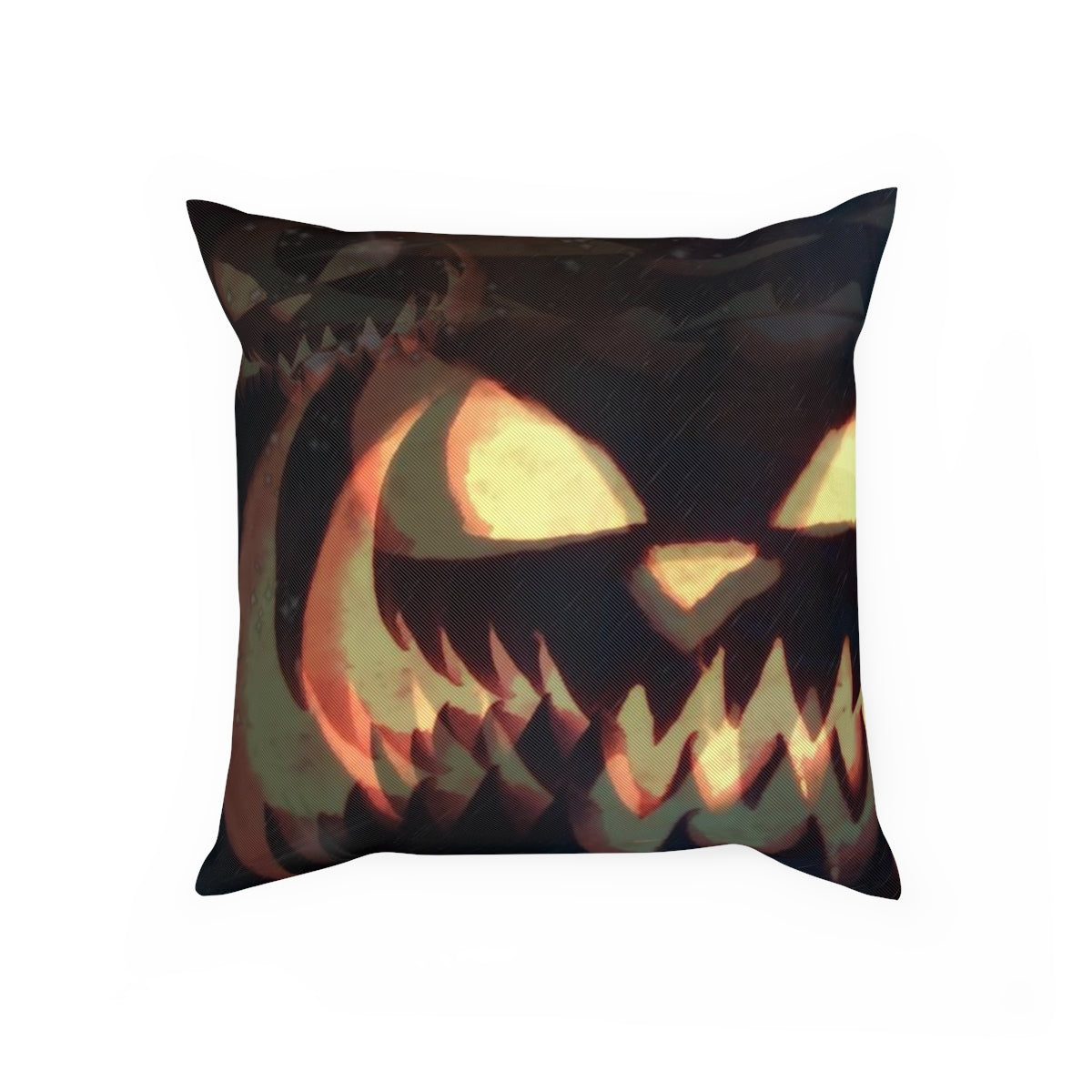 Pumpkin Grin Halloween Cushion – 100% Cotton Drill | Double-Sided Print