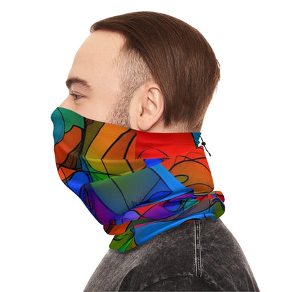 Winter Neck Gaiter With Drawstring