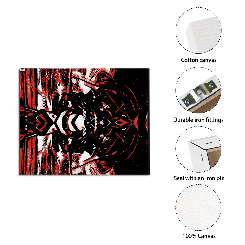 Inferno Reflection Canvas Print