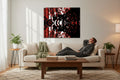 Inferno Reflection Canvas Print