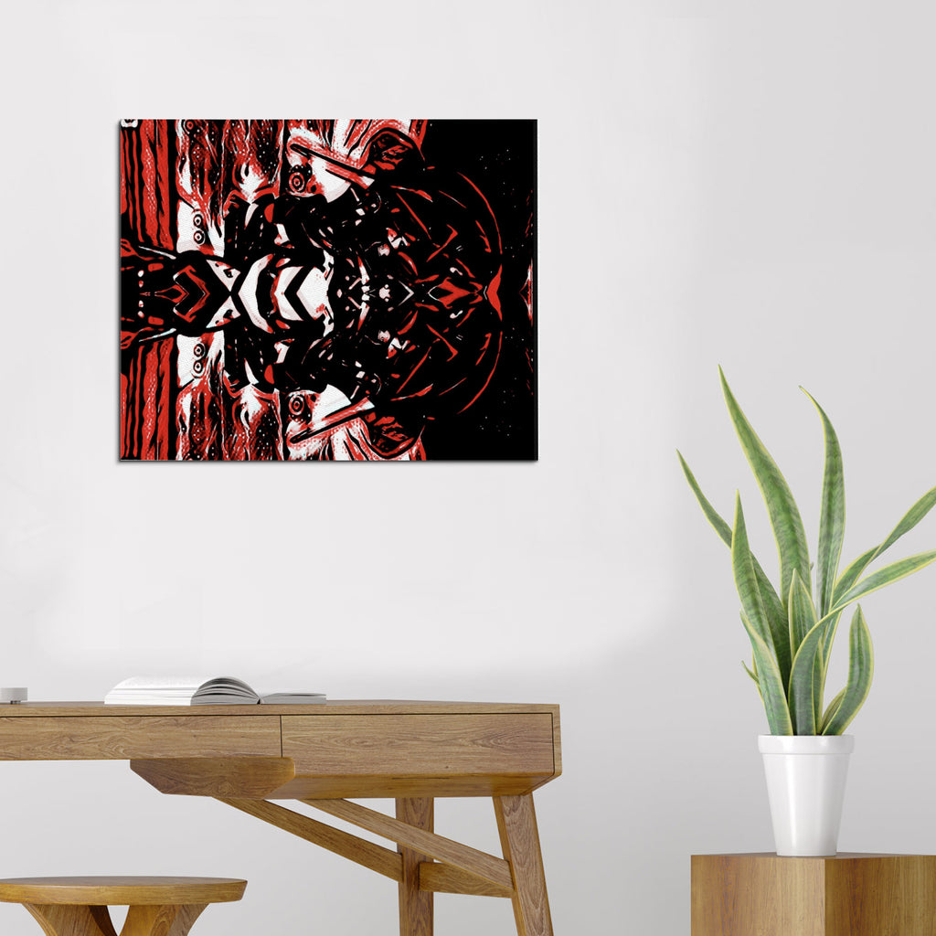Inferno Reflection Canvas Print