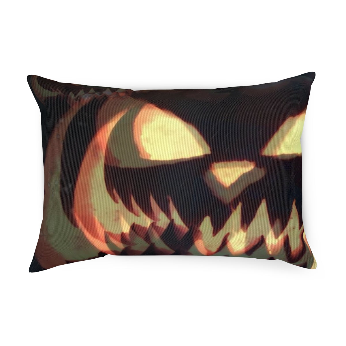 Pumpkin Grin Halloween Cushion – 100% Cotton Drill | Double-Sided Print