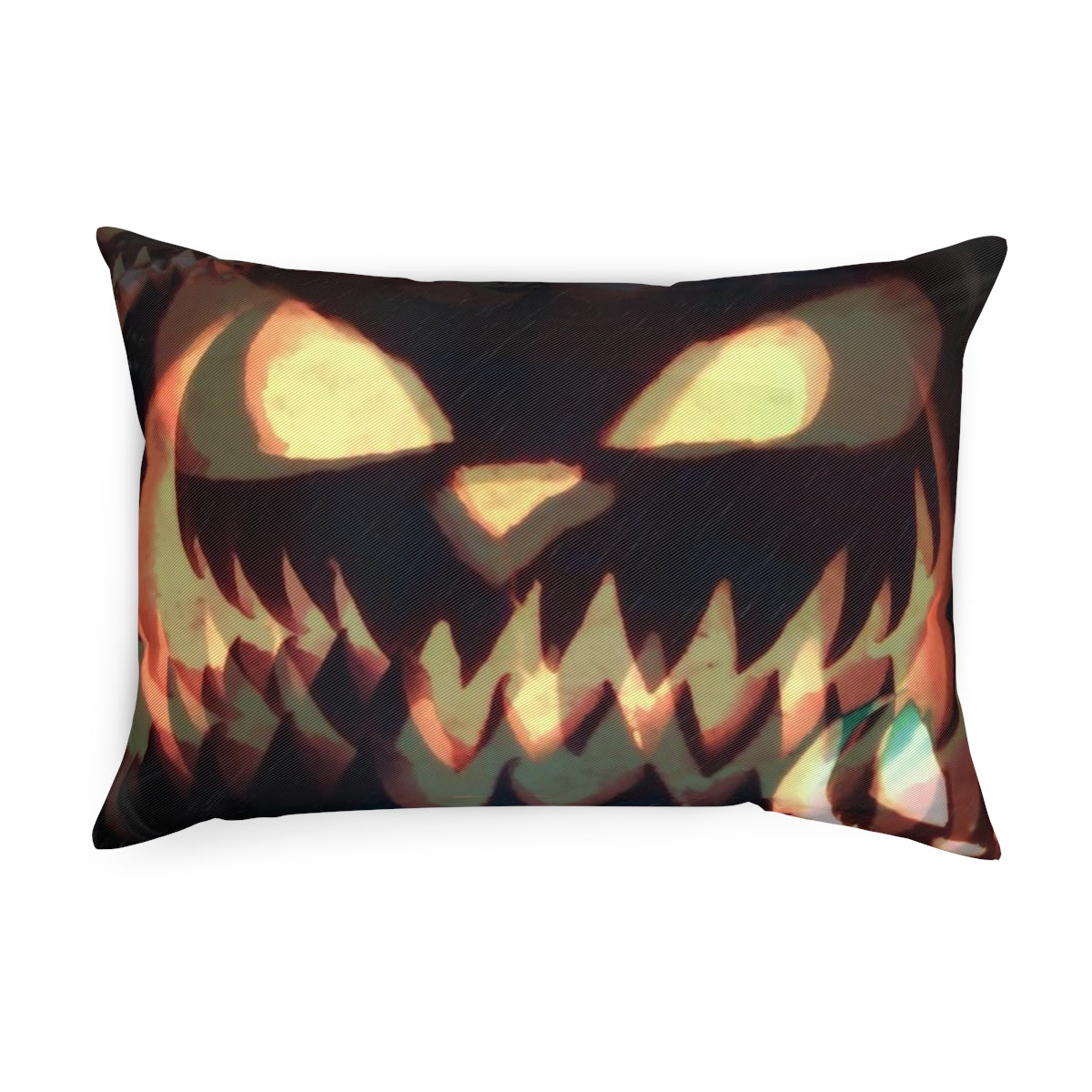 Pumpkin Grin Halloween Cushion – 100% Cotton Drill | Double-Sided Print