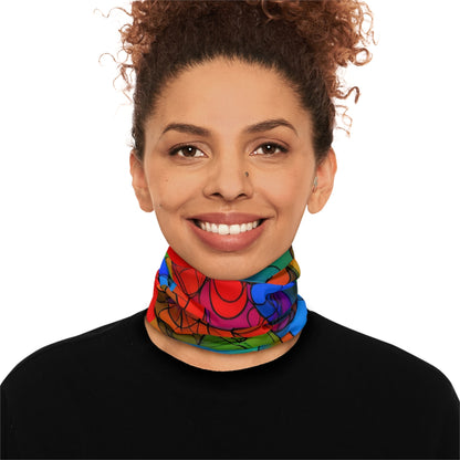 Winter Neck Gaiter With Drawstring