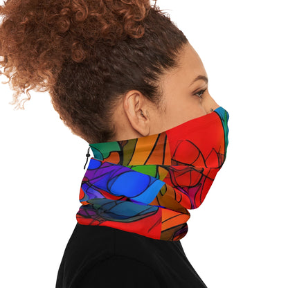 Winter Neck Gaiter With Drawstring