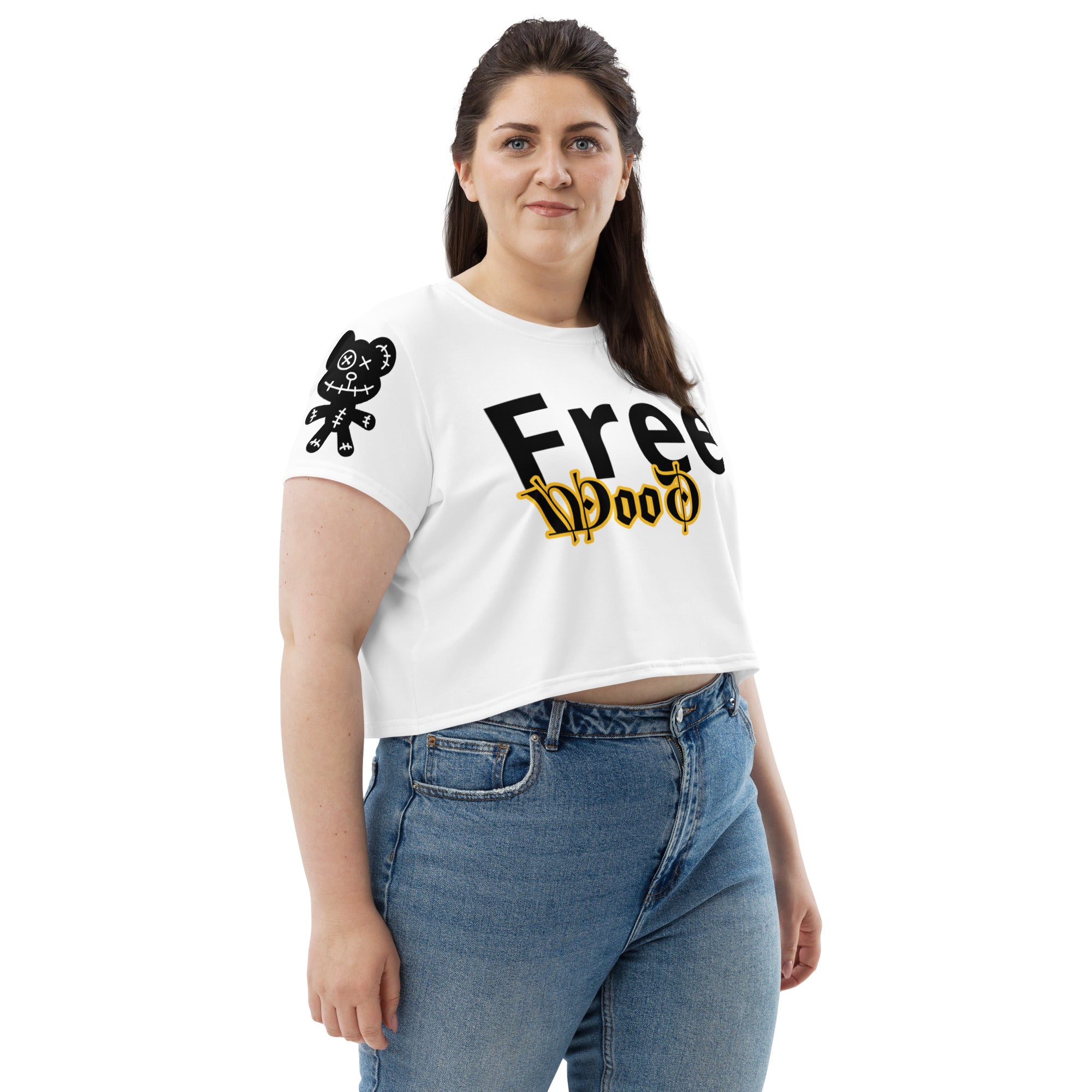Free Wood Voodoo Crop Tee – Women's Stretch Jersey