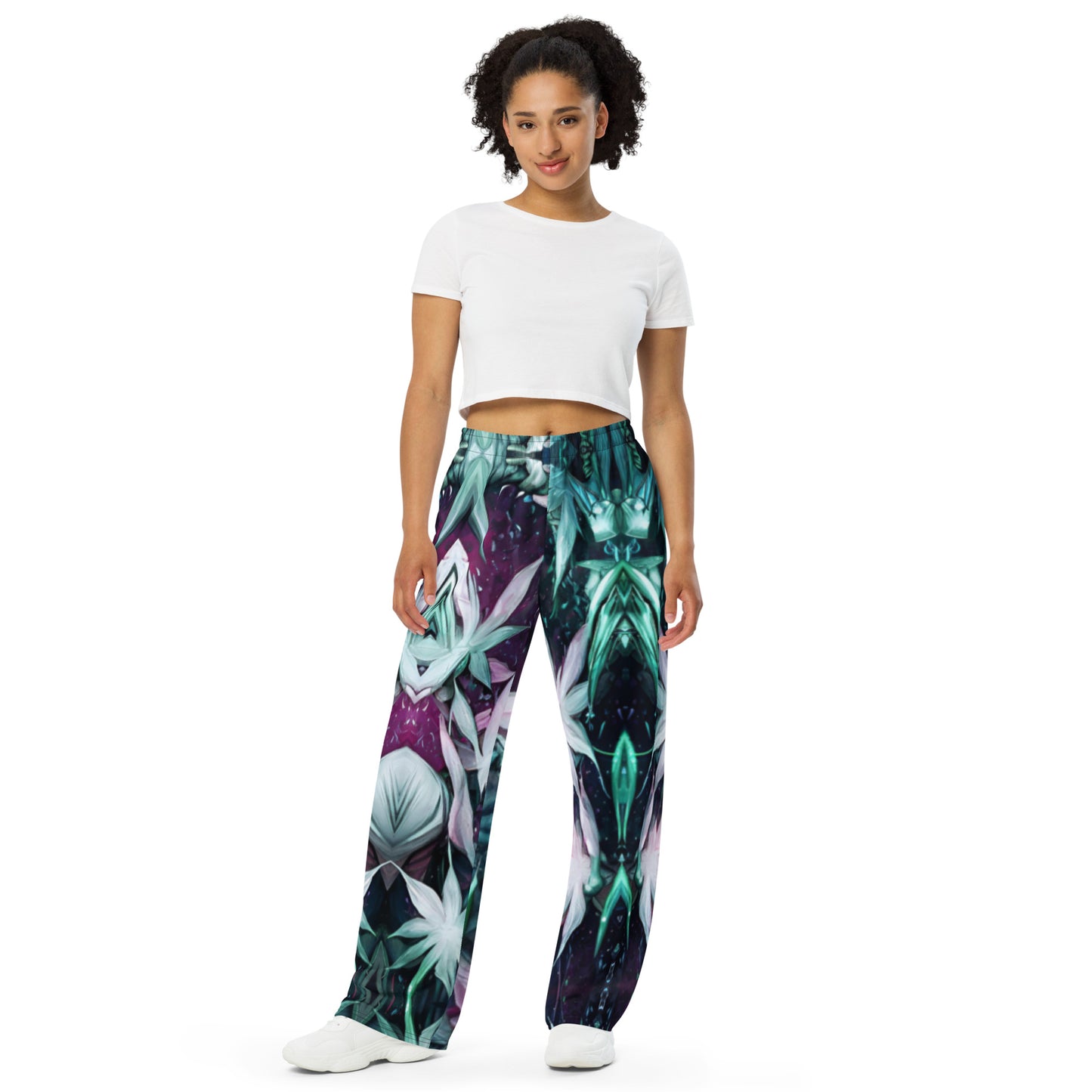 Unisex wide-leg pants