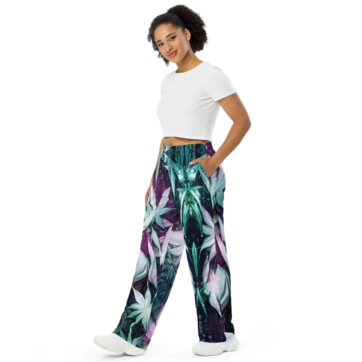 Unisex wide-leg pants