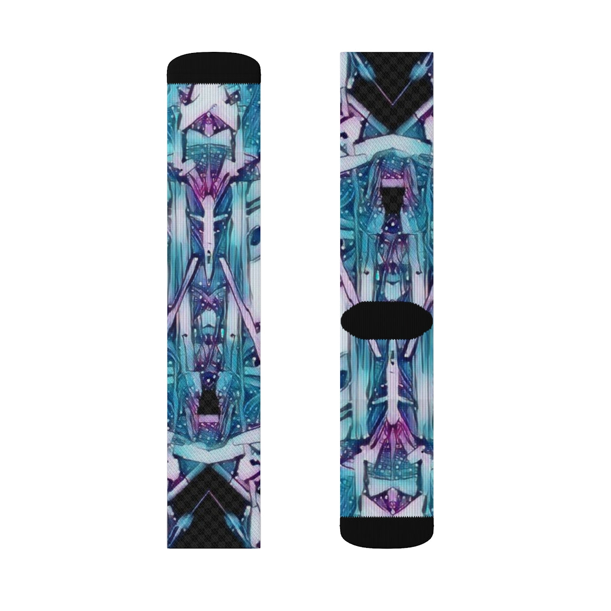 Celestial Warrior Socks – Bold Sublimation Print | Streetwear & Festival Ready